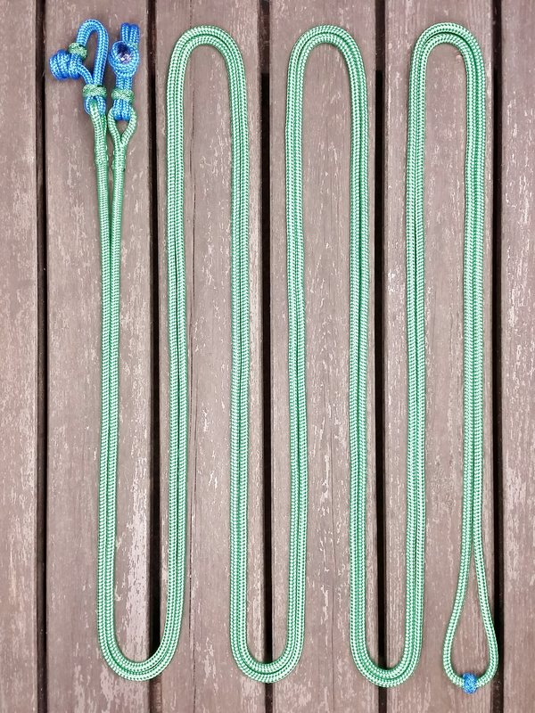 Long loop reins with rope connectors - 6 mm