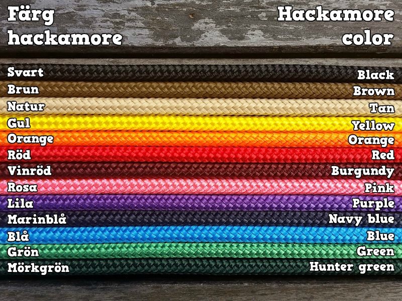 Flätat indianhackamore med ringar - 3