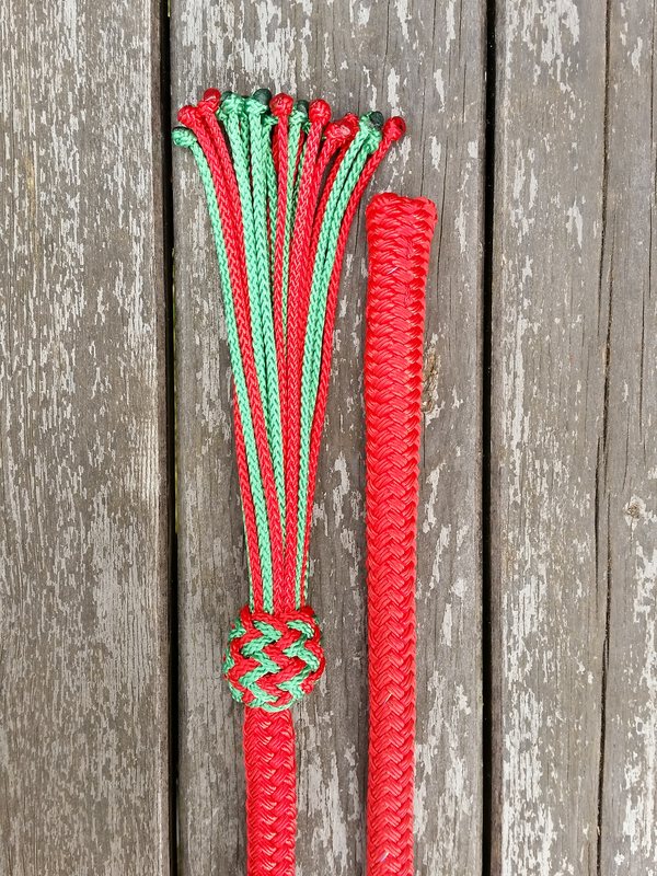 Mecate rein with tassel and back splice - 4