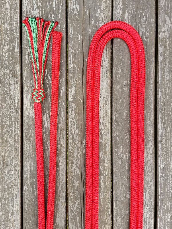 Mecate rein with tassel and back splice - 3