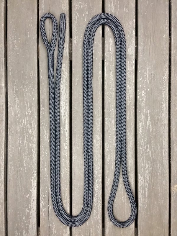 Ledrep med ögla och ändsplits - 14 mm