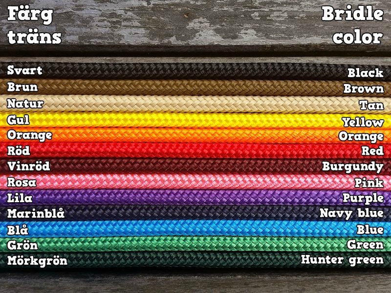 Rope bridle with knot adjustment - 2