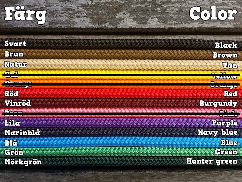 Delade tömmar med permanenta hakar - 10 mm - 4