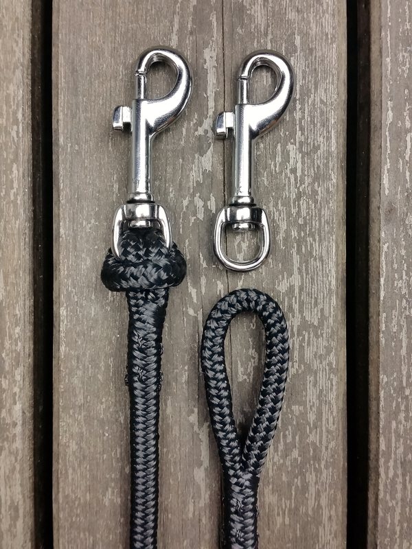 Long split reins with removable snaps - 6 mm - 3