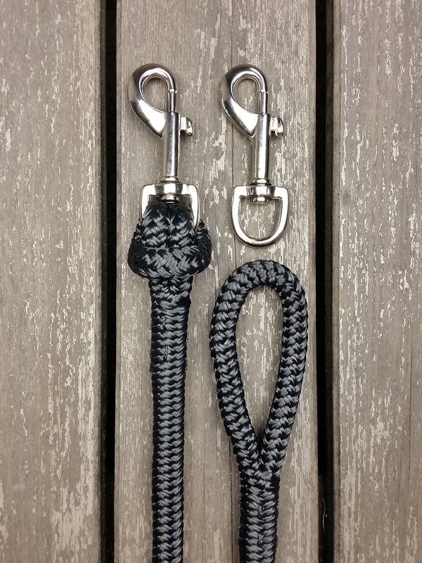 Long split reins with removable snaps - 10 mm - 3