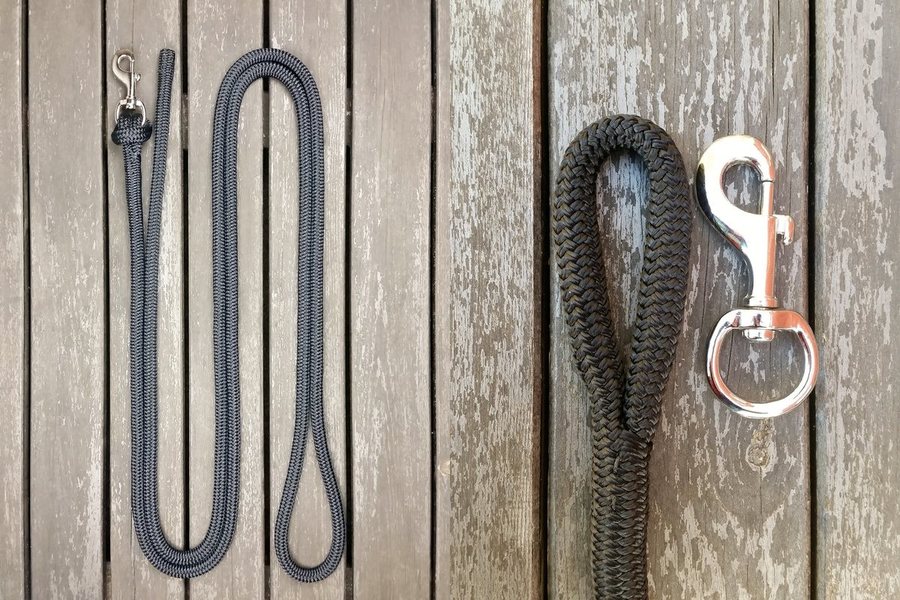 Ledrep med pistolhake och ändsplits - 14 mm - 3
