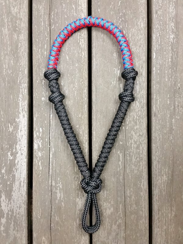 Repbosal-set inkl. nackstycke och delade tyglar - Cob, Svart - 2
