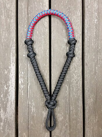 Repbosal-set inkl. nackstycke och delade tyglar - Cob, Svart