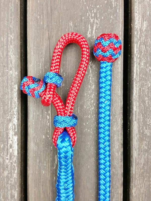 Lead rope with rope connector and end knot - 10 mm - 2