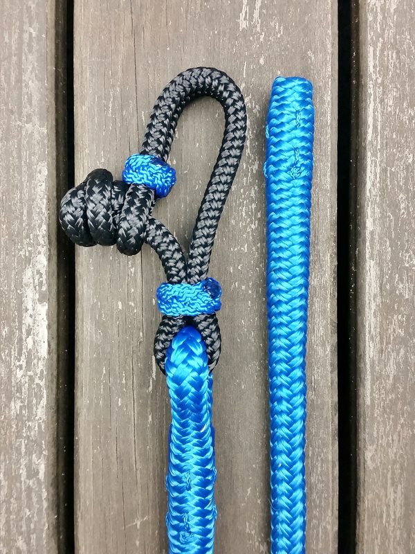 Ledrep med repfäste och ändsplits - 10 mm - 2
