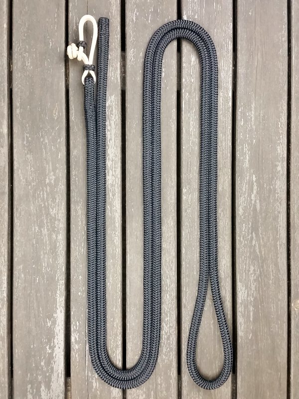 Ledrep med repfäste och ändsplits - 14 mm