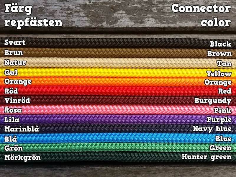 Hela tyglar med repfästen och mittmarkering - 8