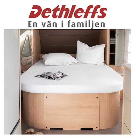 Dethleffs matkailuautojen ja asuntovaunujen lakanat