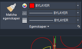 progeCAD Match properties