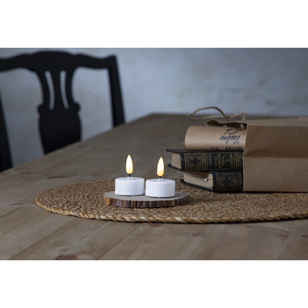 LED värmeljus batteri 2-pack flamme - 3