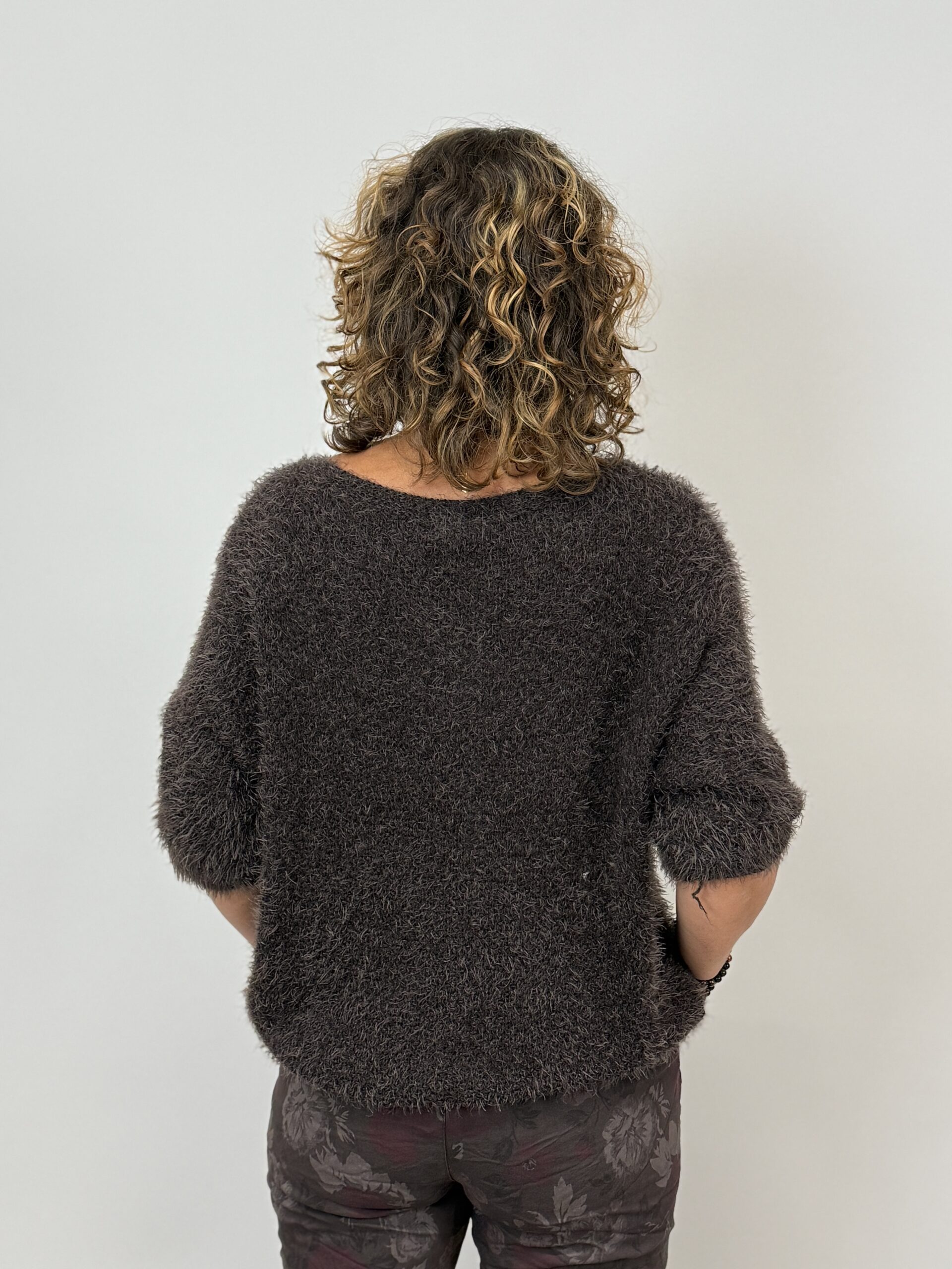 Parisa tröja brun one size - 4