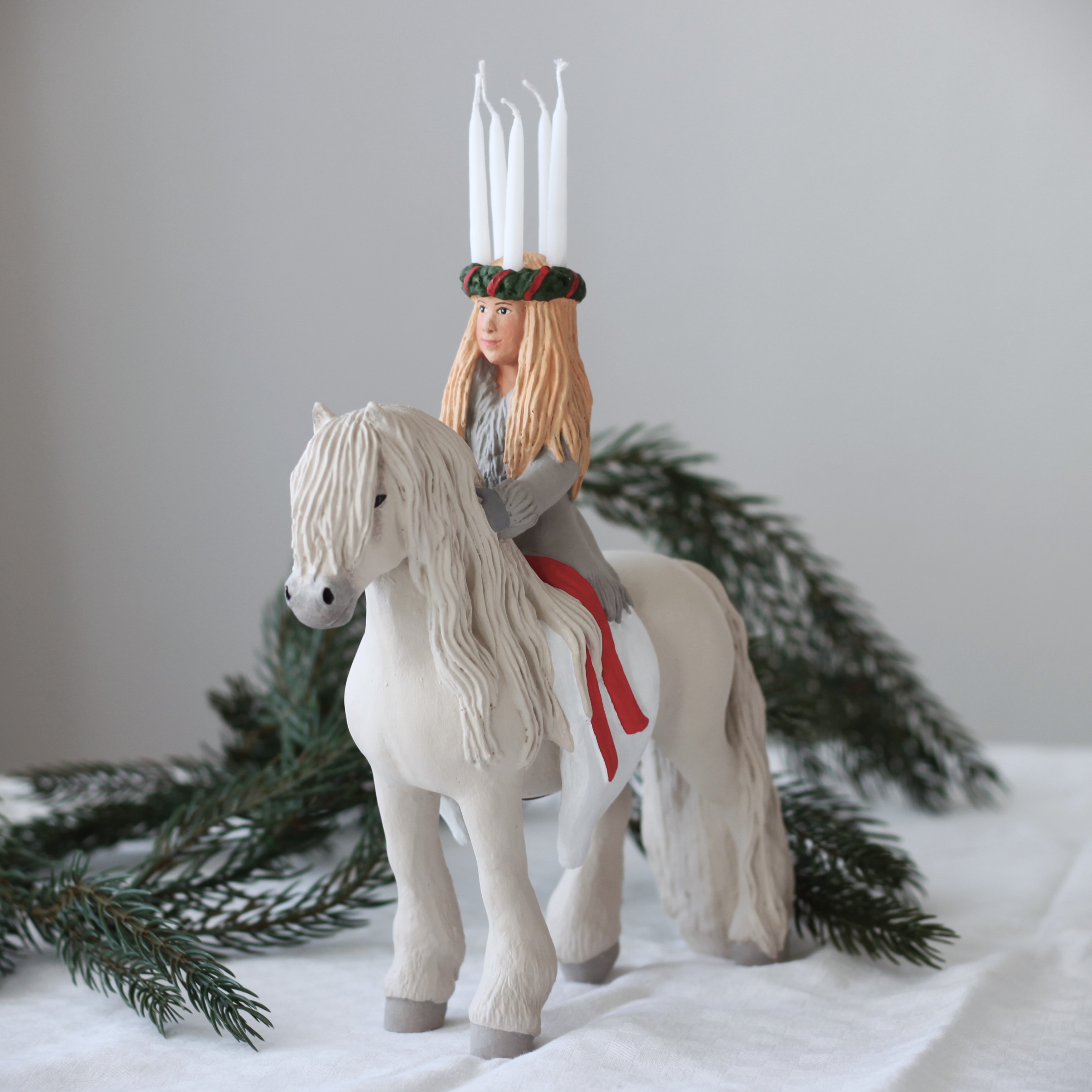Erkers Marie Persson Ridande Lucia