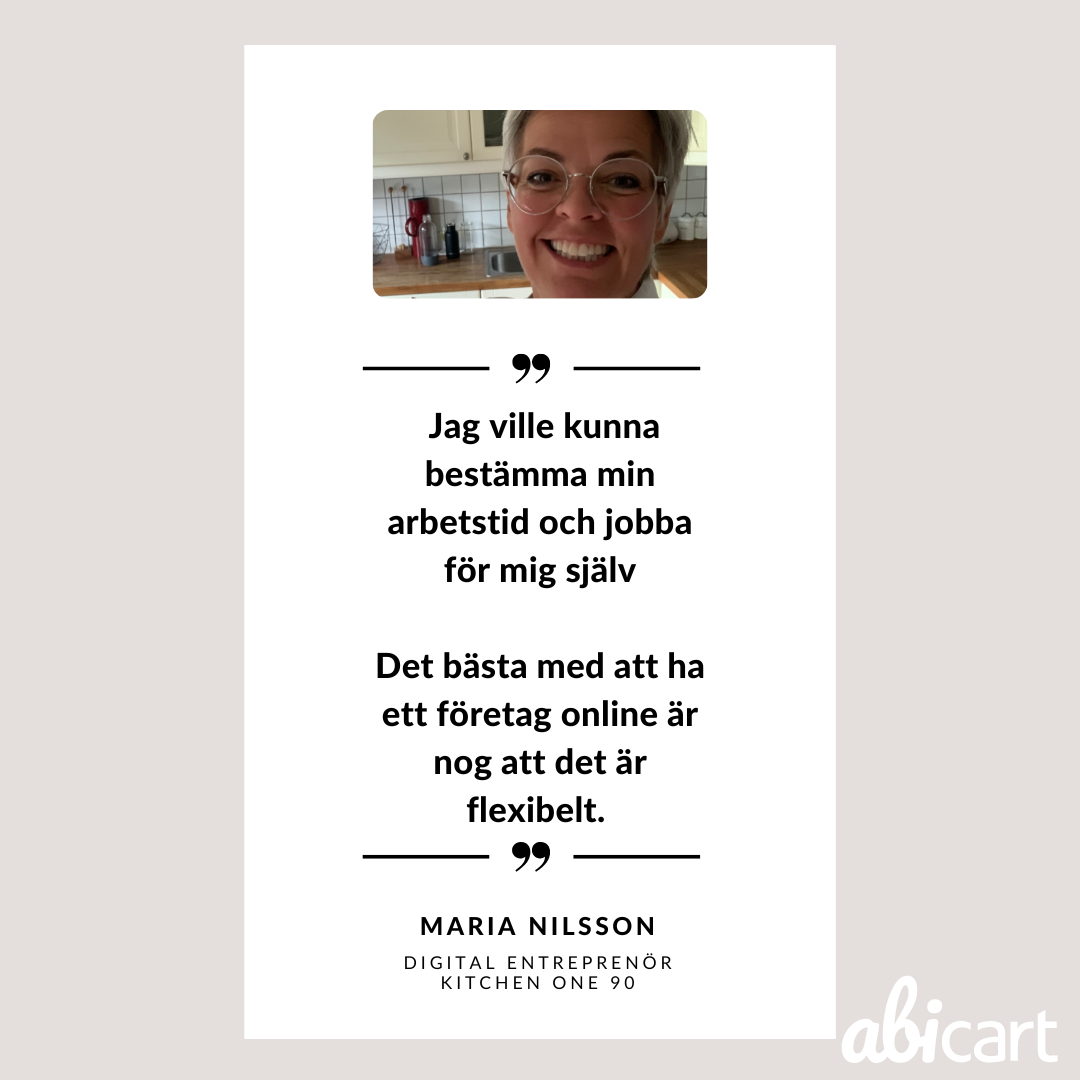 Kitchen One 90 - "Min starka sida är bakning och absolut inte datorer"