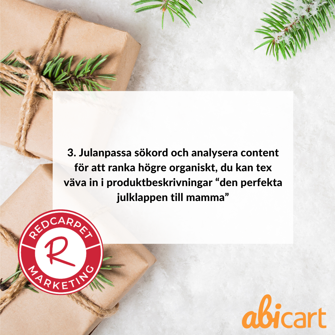 Vinkkejä verkkokauppiaille jouluksi