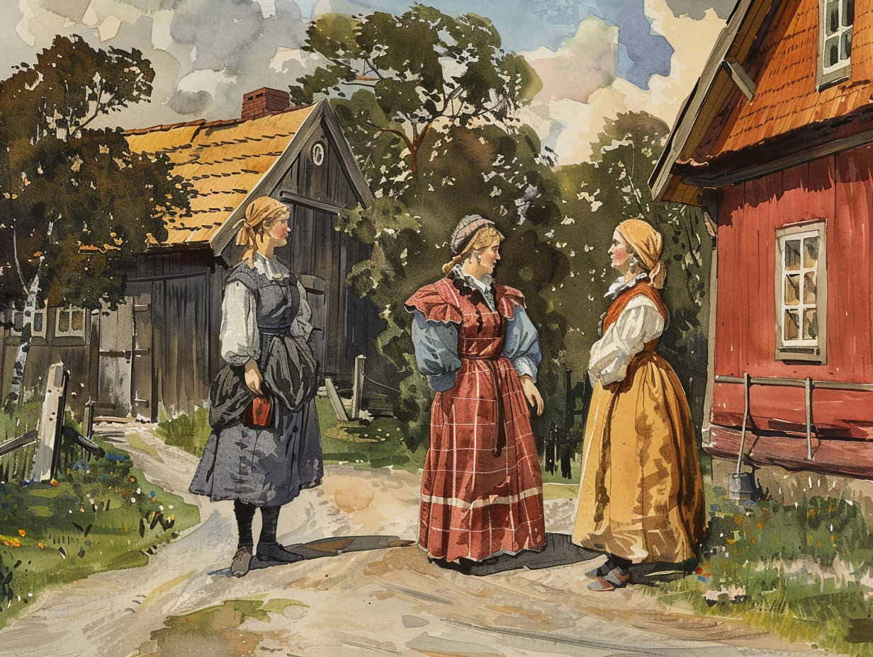 Tre fruar i Småland - Carl Jonas Love Almqvist