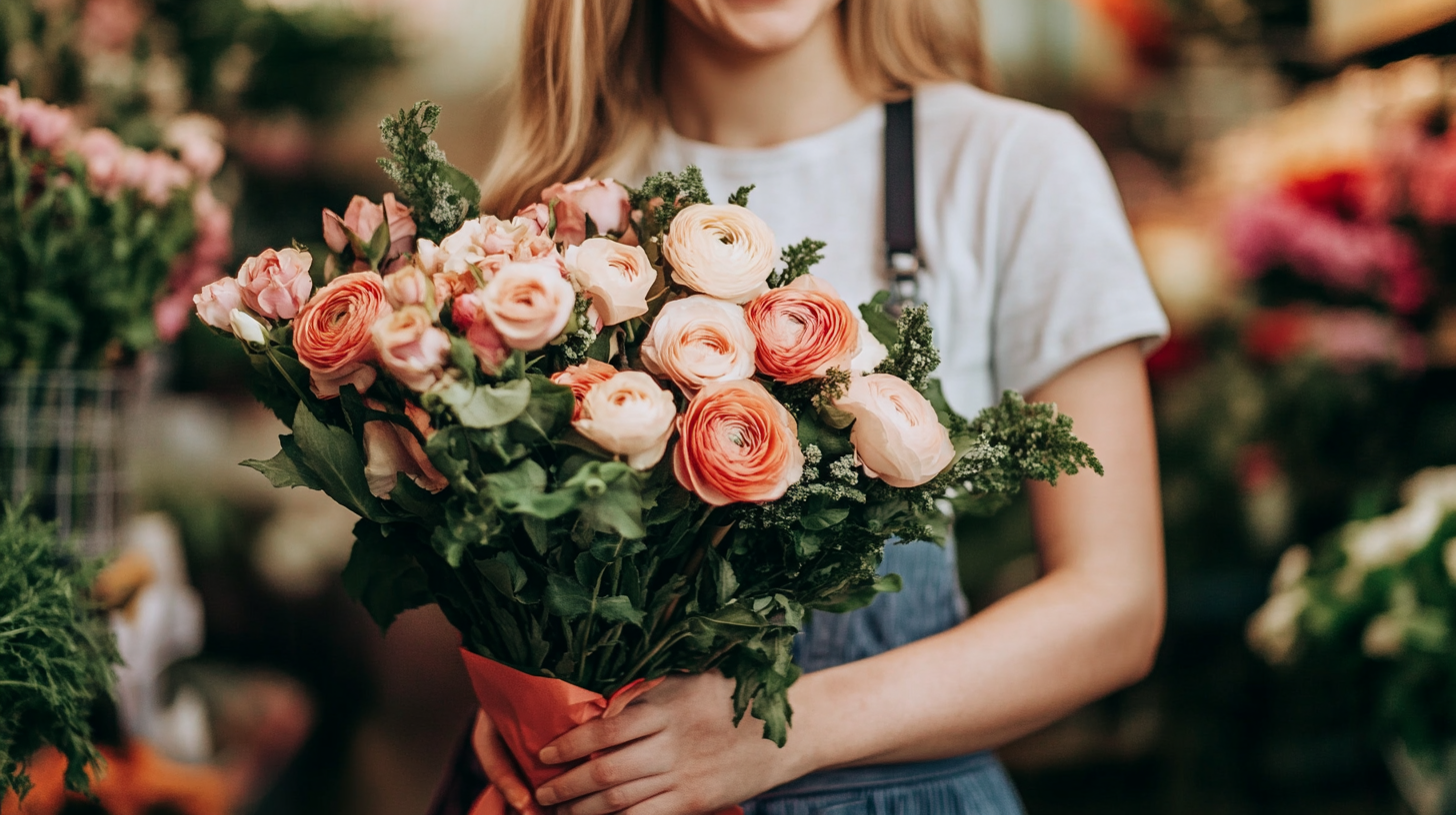 Selge blomster i din egen nettbutikk