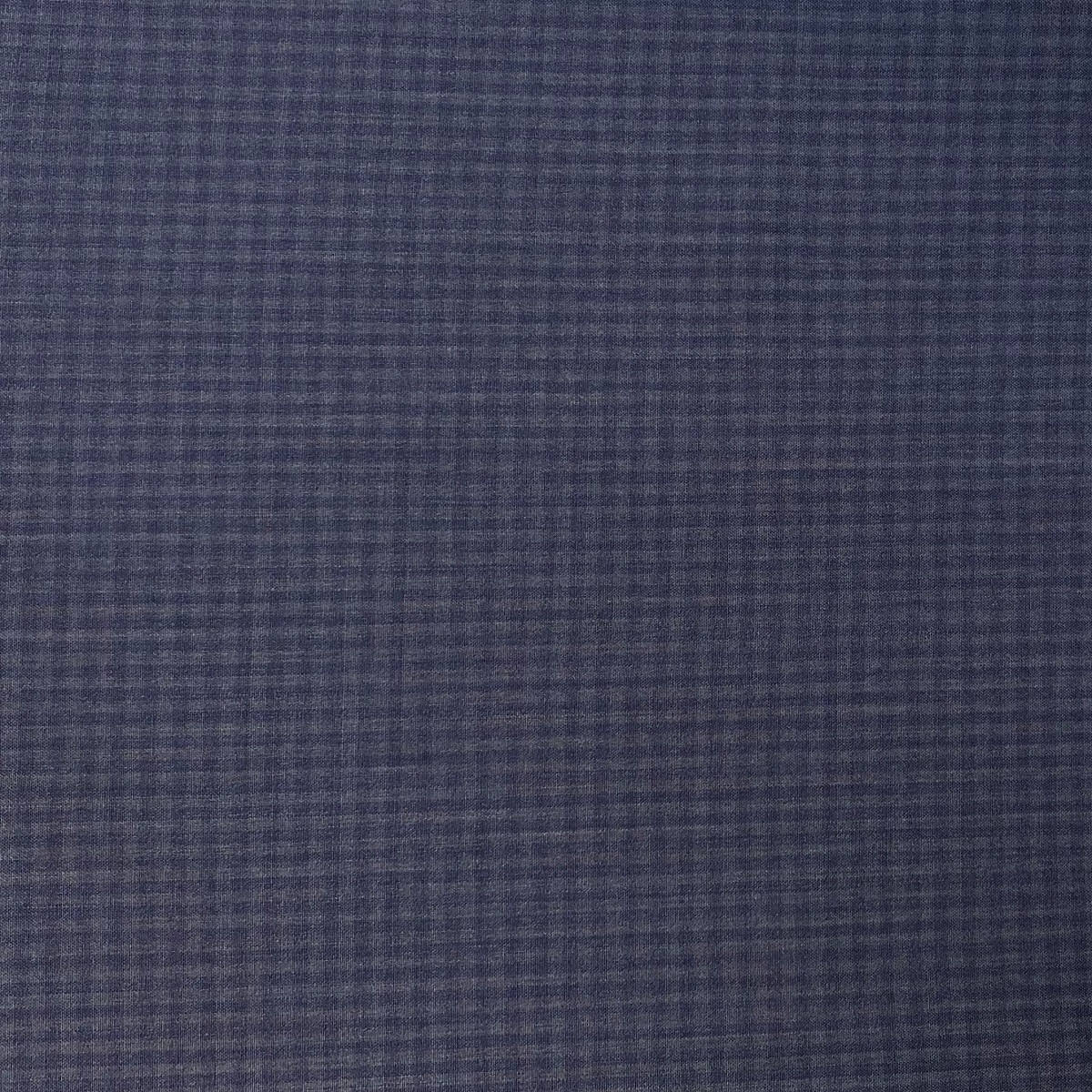 Pure Wool Checked Blue