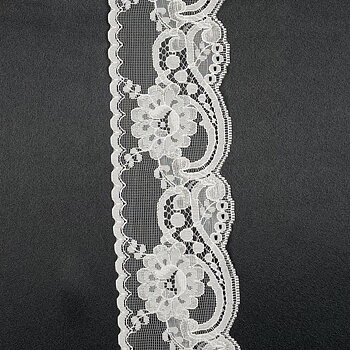 Retro Lace Flowers Grey