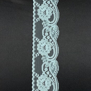 Retro Lace Flowers Turquiose