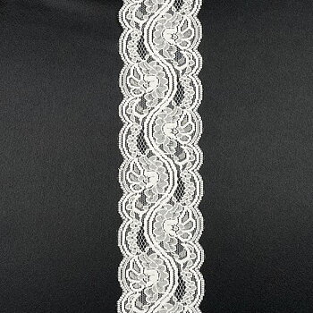 Retro Lace Roses White