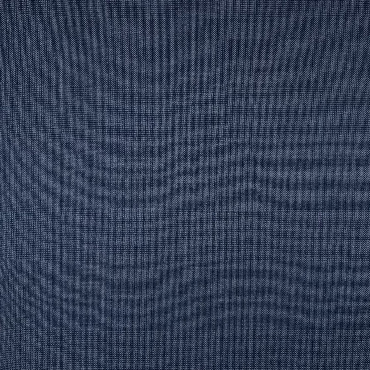 Pure Wool Discrete Checked Blue