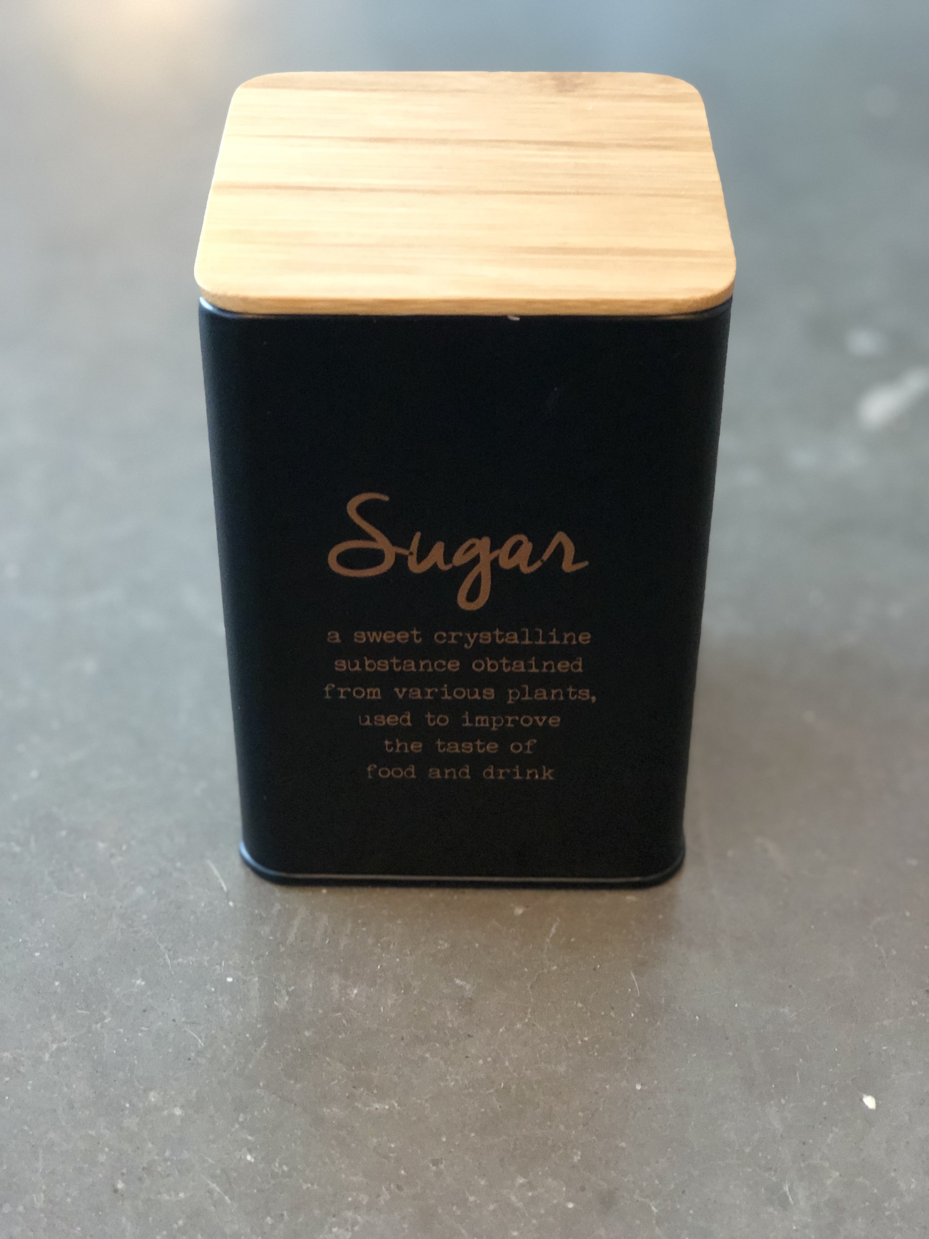 PLÅTBURK SUGAR SQUARE