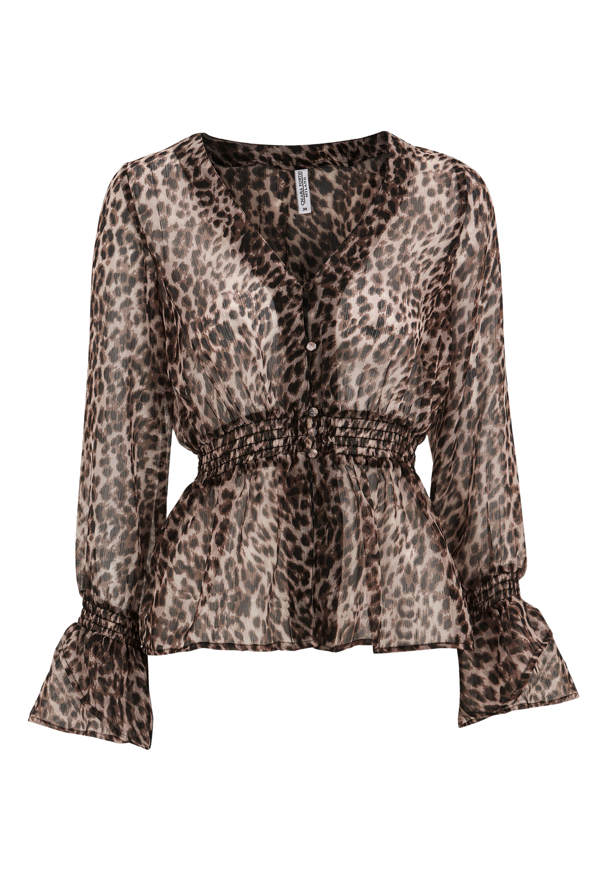 Palissade Woven Top leopard - 4