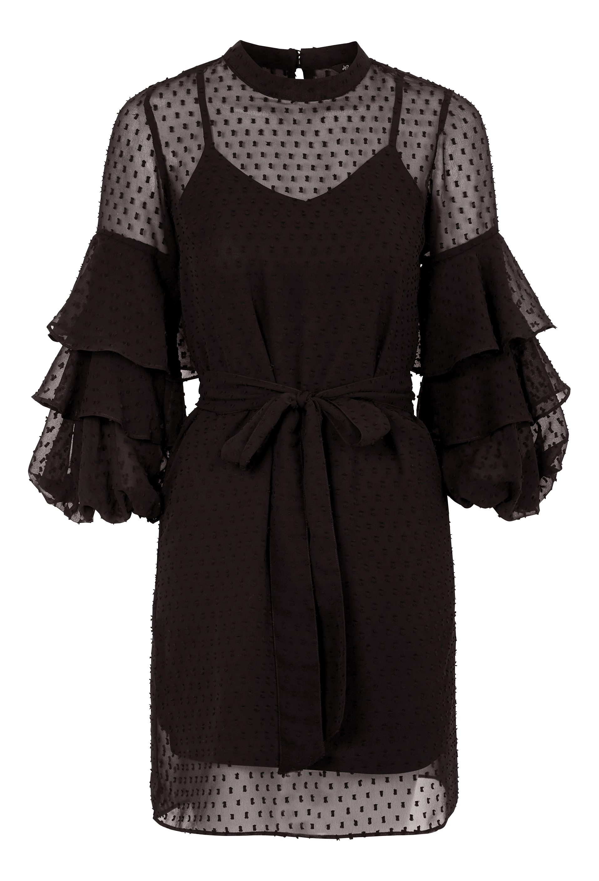 Gabriella Dress, Black - 3