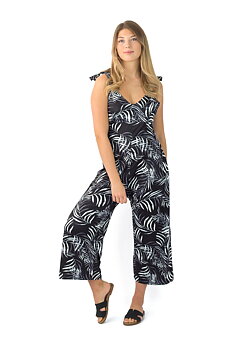CRUZ JUMPSUIT BLACK/WHITE