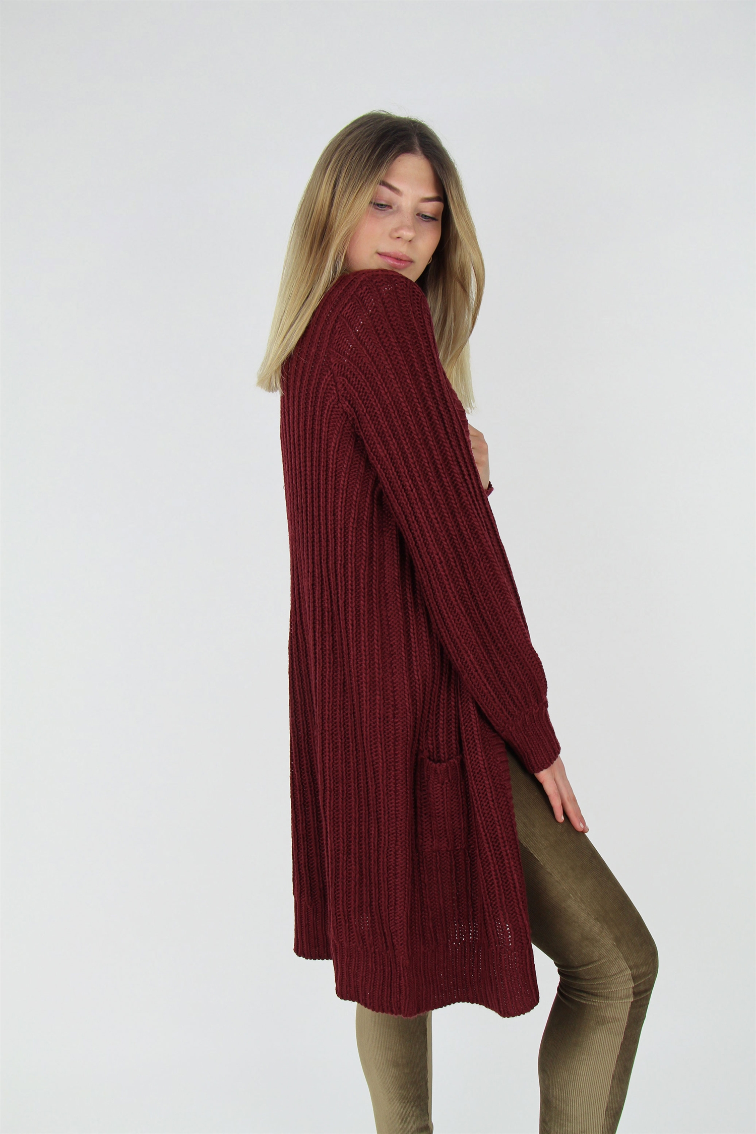 RUBY CARDIGAN - RUBY RED - 4