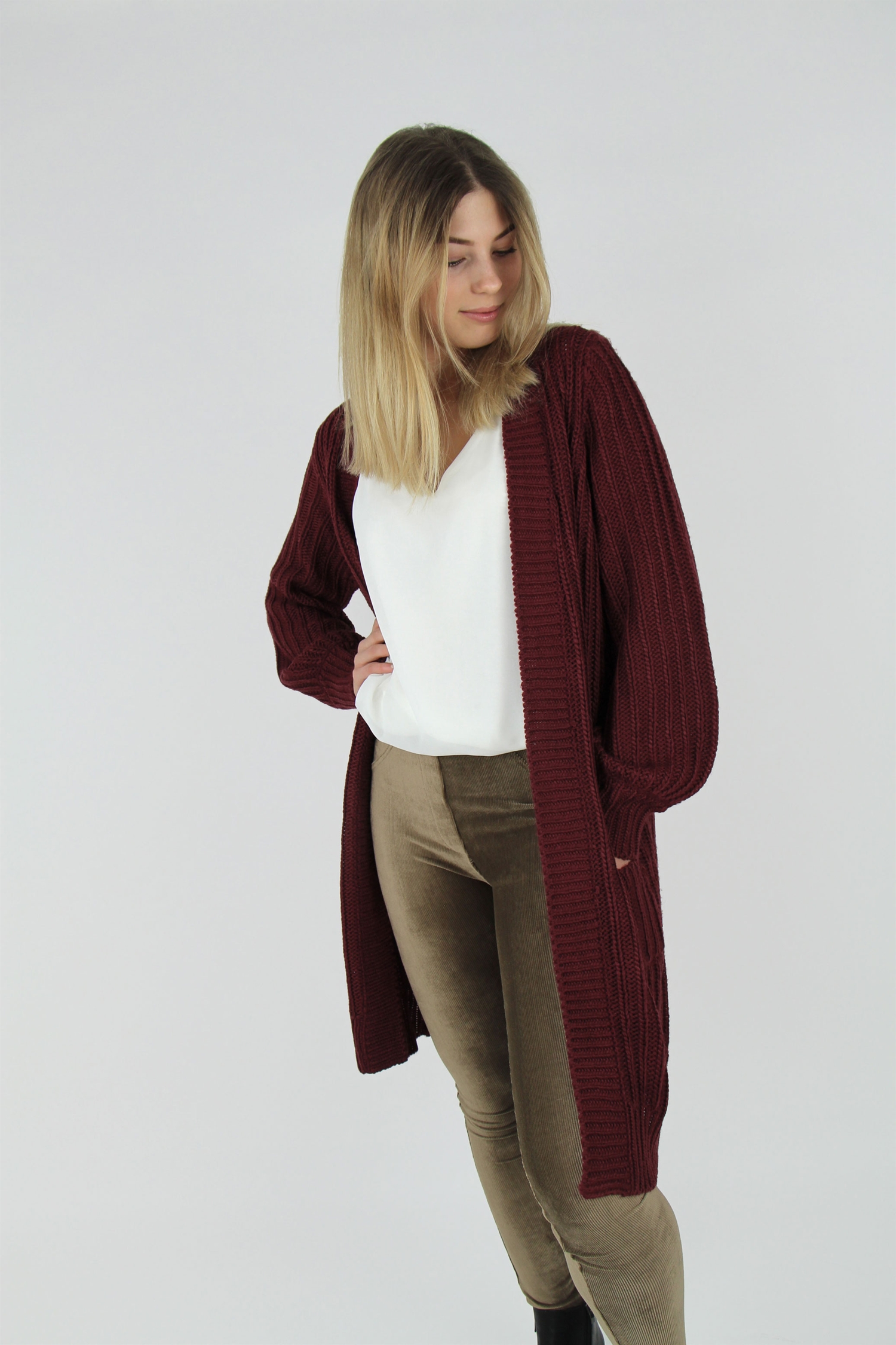 RUBY CARDIGAN - RUBY RED - 3