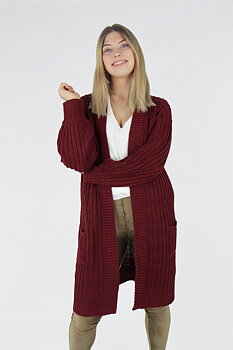 RUBY CARDIGAN - RUBY RED
