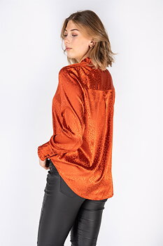 SIENNA BLOUSE TANGERINE