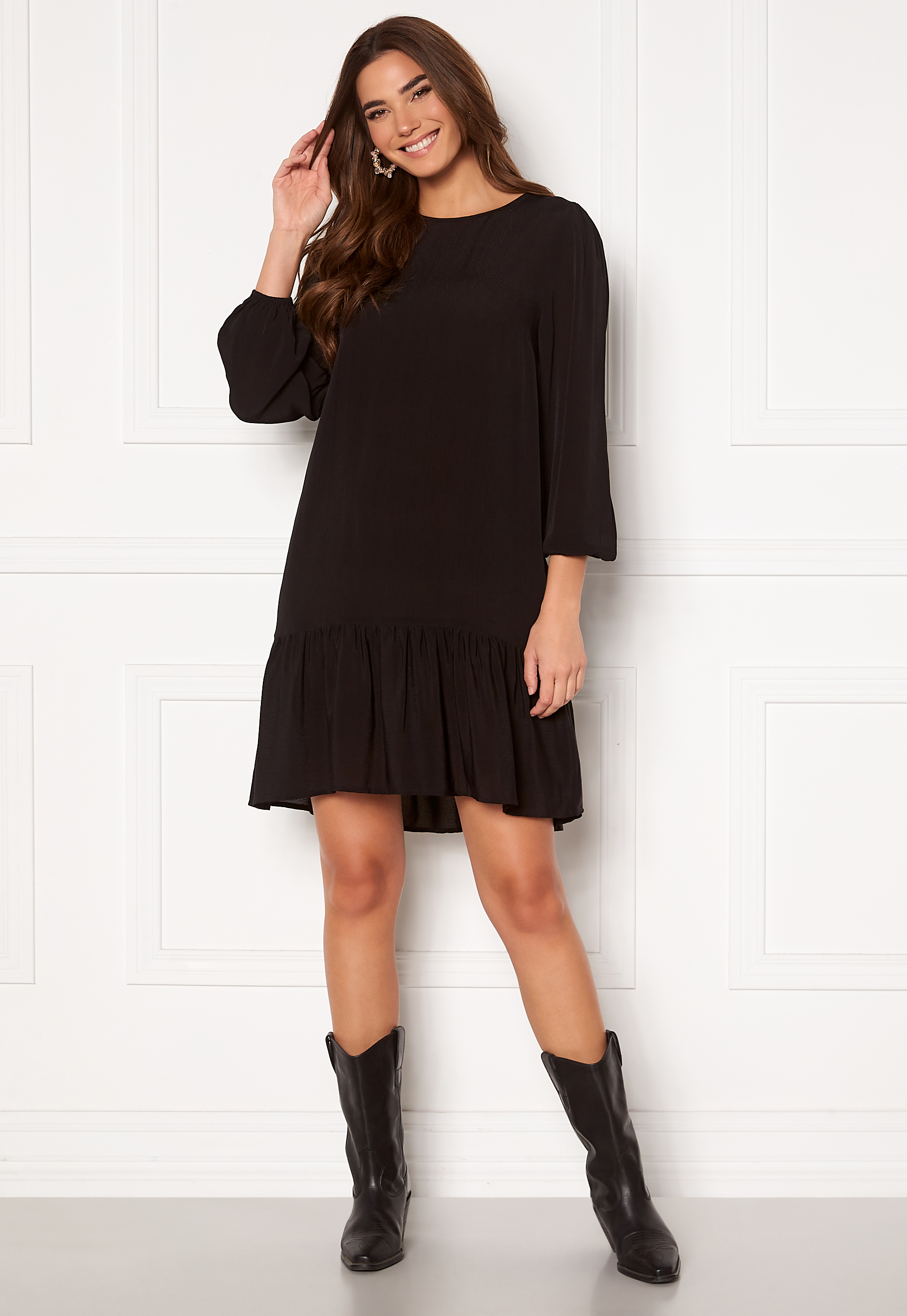 MELONY DRESS - BLACK - 3