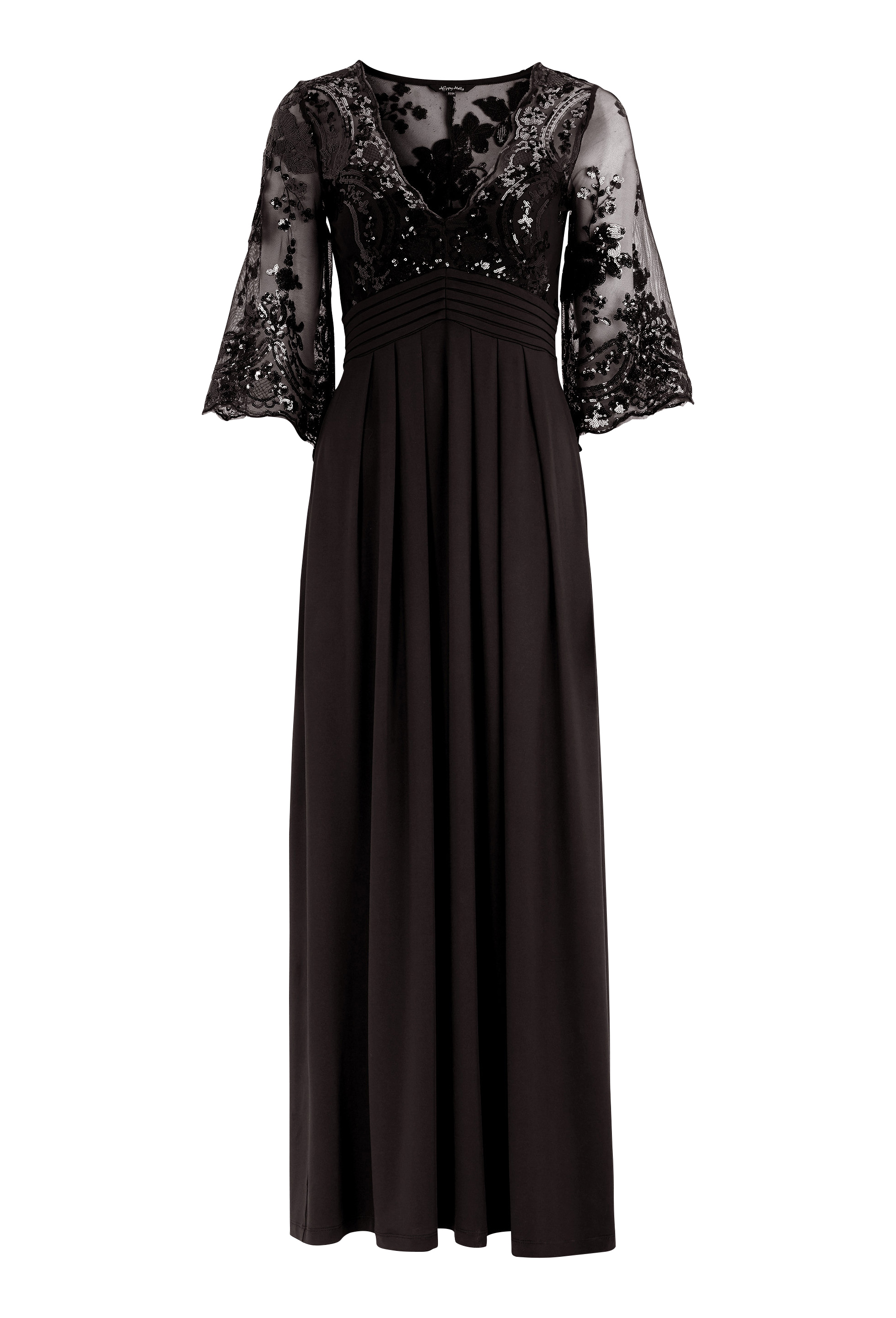 Elsie Maxi Dress, Black - 3