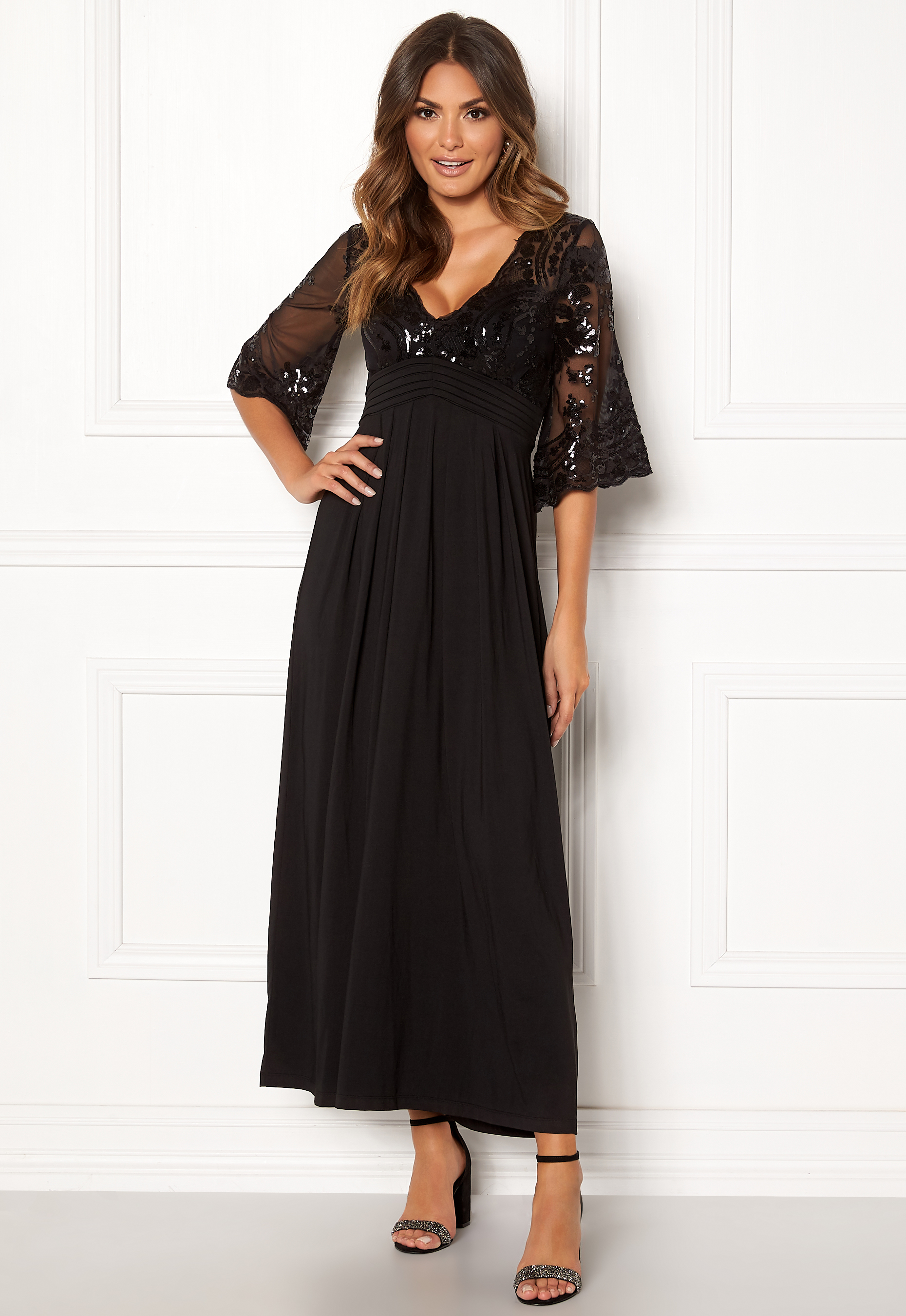 Elsie Maxi Dress, Black