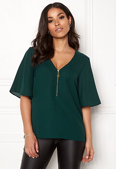 Hallie blouse, Dark green