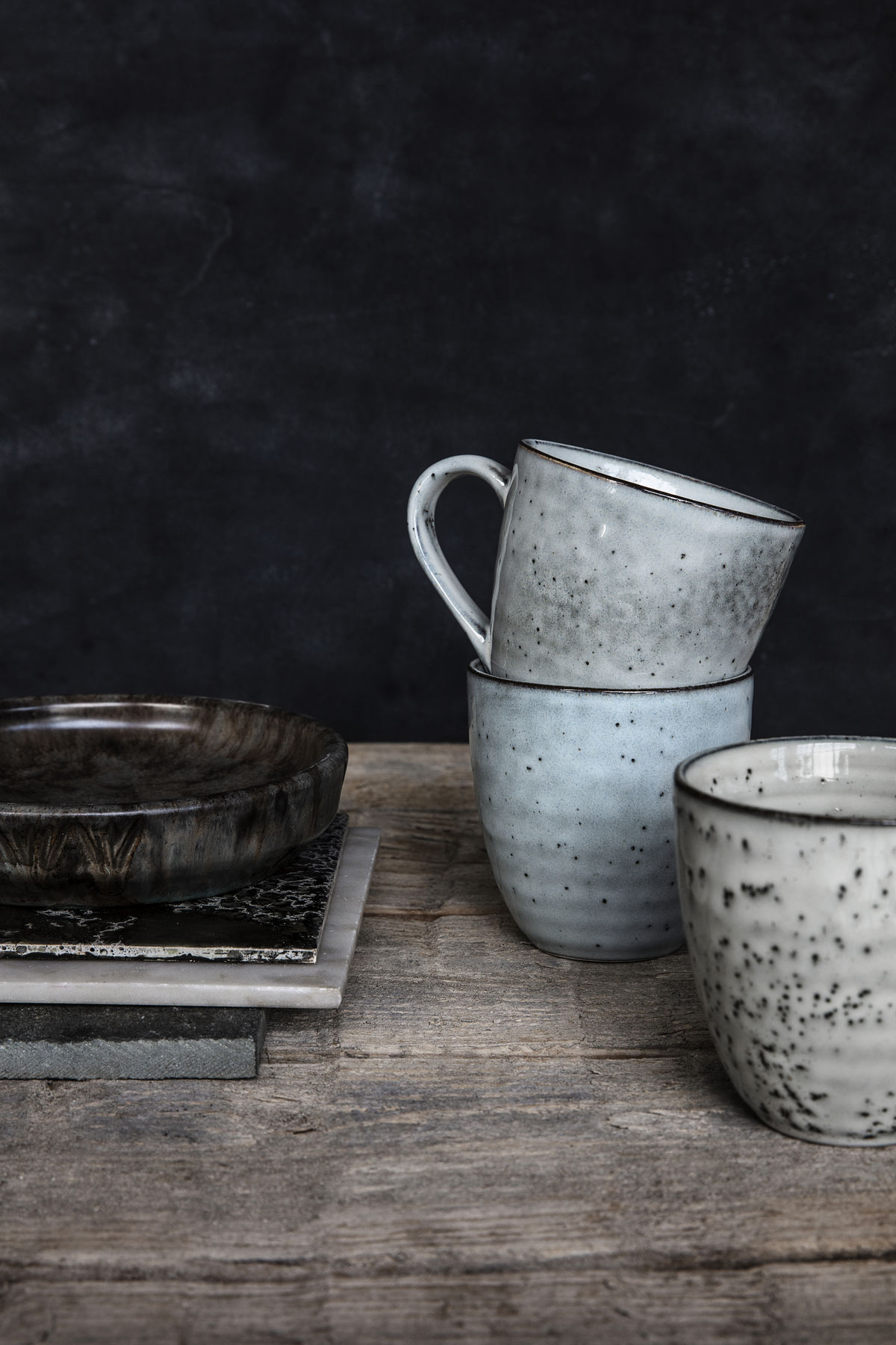 RUSTIC  MUGG GRÅ/BLÅ - 3