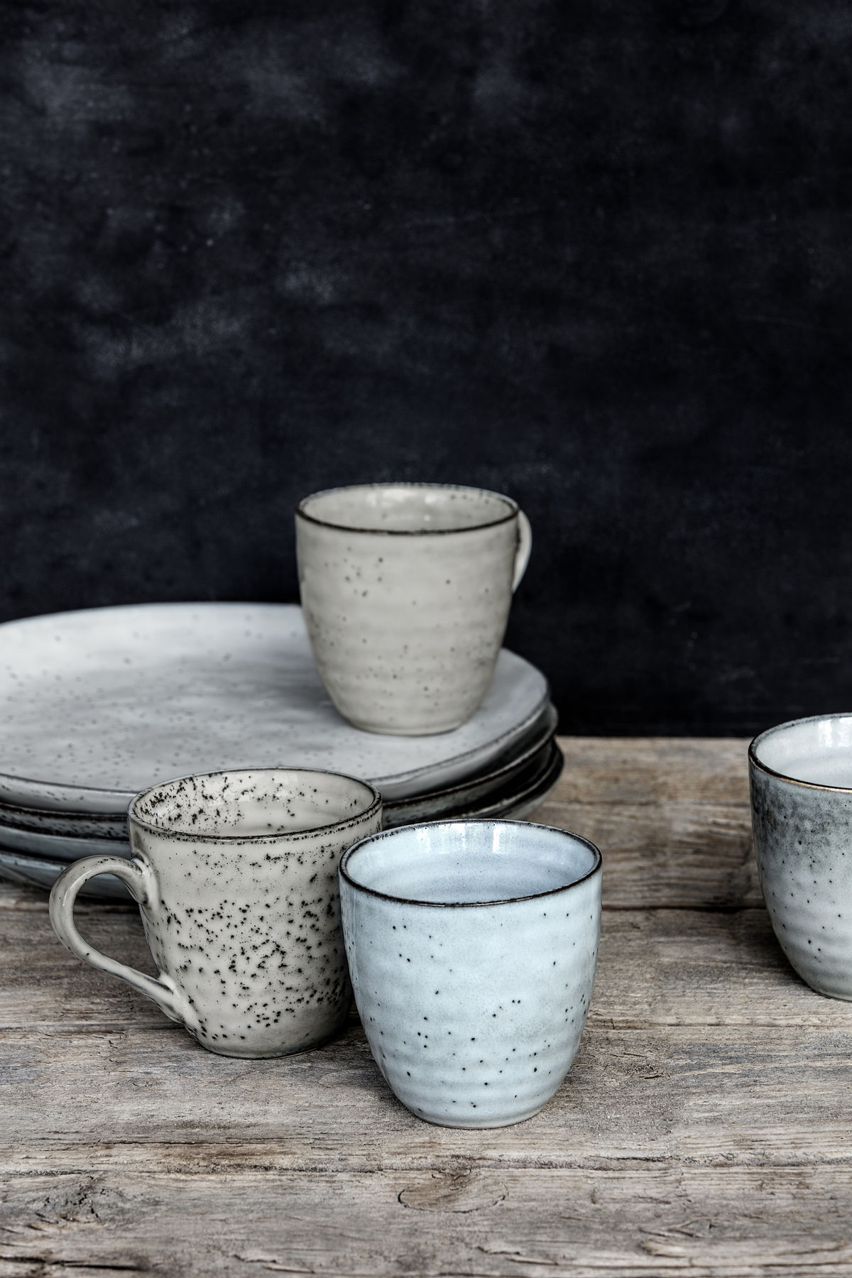 RUSTIC  MUGG GRÅ/BLÅ