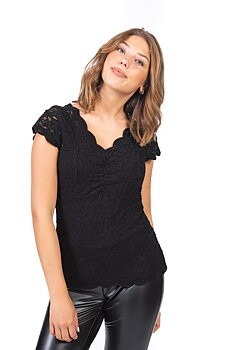 VERONA TOP - BLACK