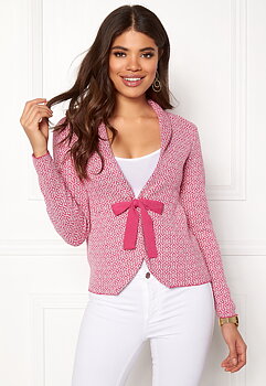 Kara Cardigan Pink/Offwhite