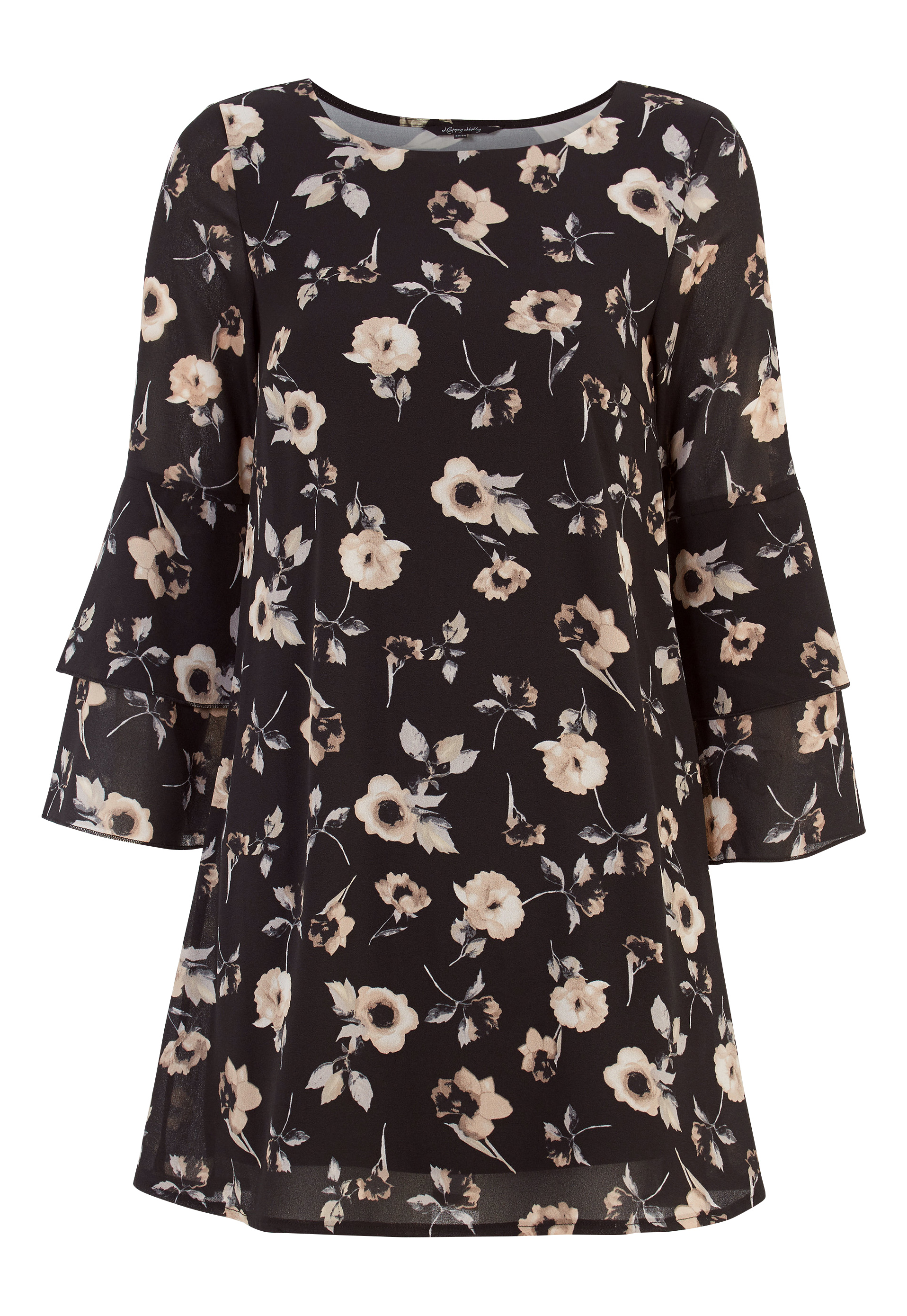 Charlene Dress Black / Patterned - 4