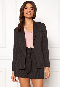 Disa Soft Blazer - Black/ White/ Striped