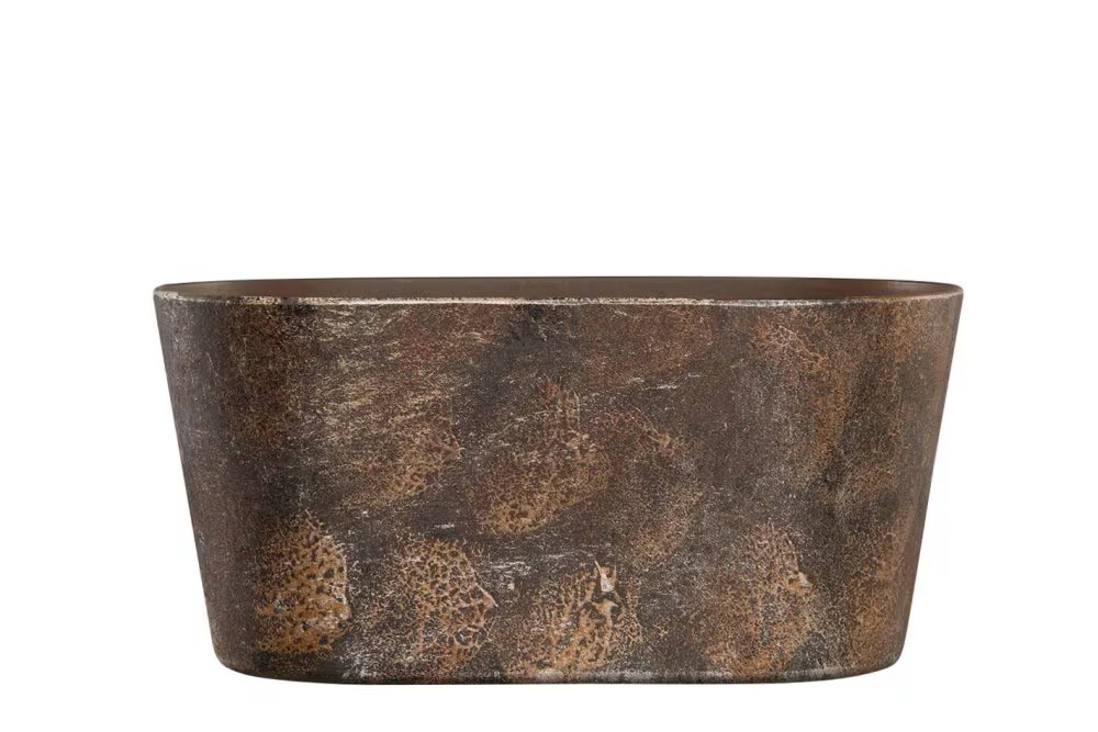 KRUKA OVAL - ROST - RECYCLED PLASTIC - 2