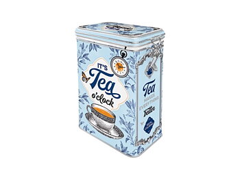 PLÅTBURK - CLASSIC TEA - LJUSBLÅ